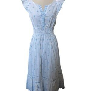 Rachel Zoe Blue Sleeveless Midi Sundress